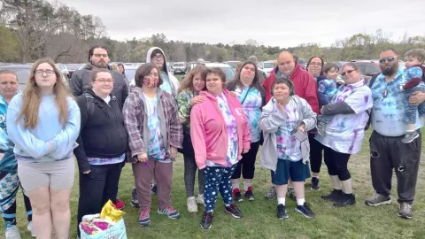 Group of RI Autism Project Imagine Walk participants 2022